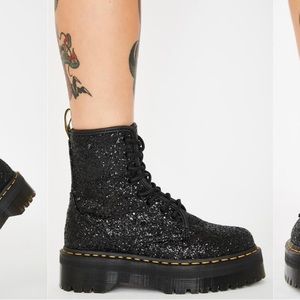 Dr. Martens Jadon Platform Glitter Boots